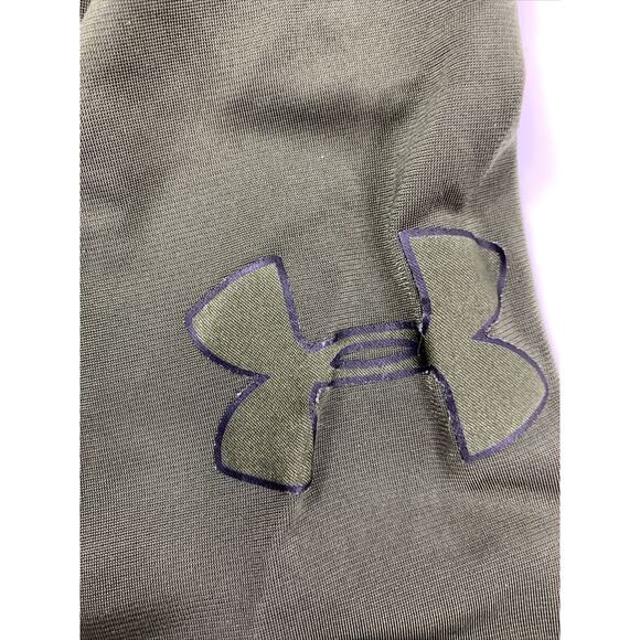 Under Armour Jacket Mens Large Green Black Track Jacket Full Zip‎ Long Sleeve - Picture 10 of 10